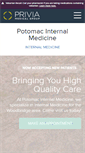 Mobile Screenshot of potomacinternalmedicine.com